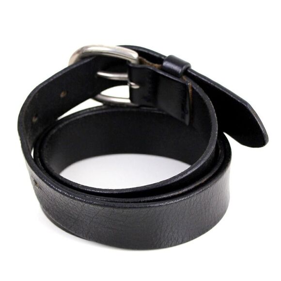 Old Navy BLACK GENUINE LEATHER 1.25"Wd CASUAL DRESS MEN'S BELT Sz 36 (13D - Picture 4 of 15